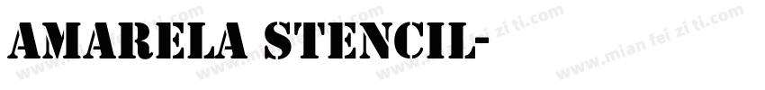 Amarela Stencil字体转换